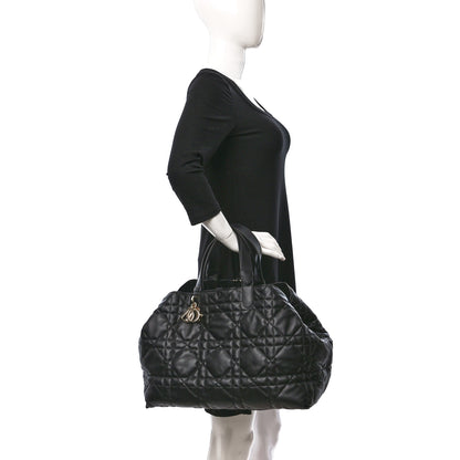 Christian Dior Calfskin Macrocannage Large Toujours Black 2 of 11