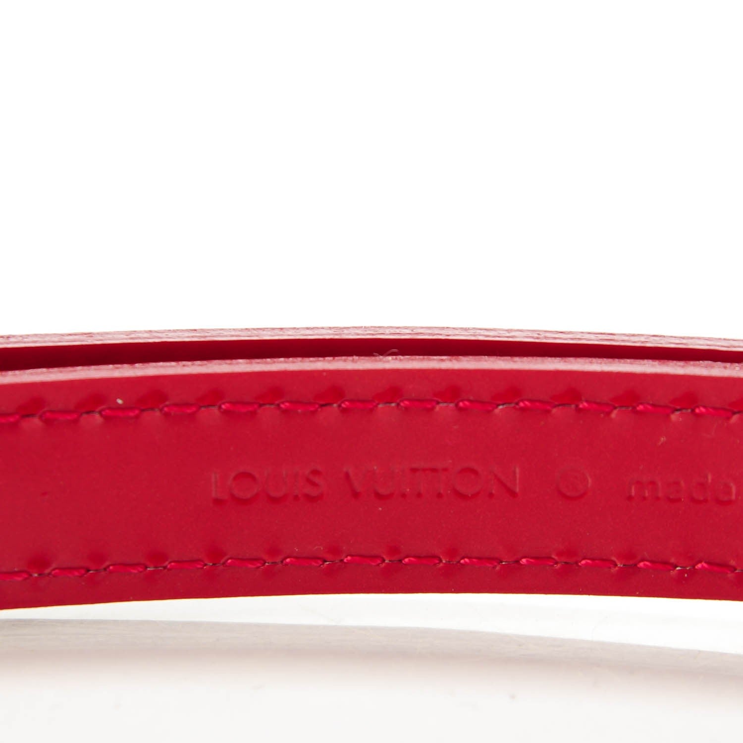 Louis Vuitton Patent 16mm Adjustable Shoulder Strap Pomme D'Amour 4 of 6