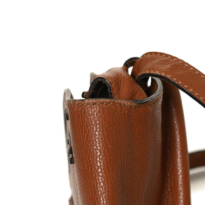Chloe Calfskin Mini Marcie Round Crossbody Bag Tan 12 of 15