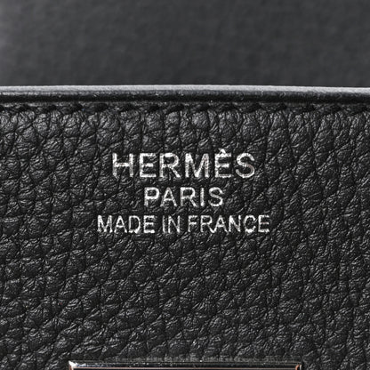 Hermes Togo Birkin 35 Black Bleu Agate 6 of 10