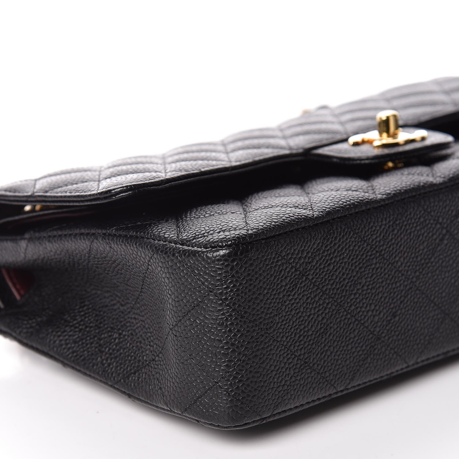 Chanel Caviar Quilted Medium Double Flap Black 5 of 9