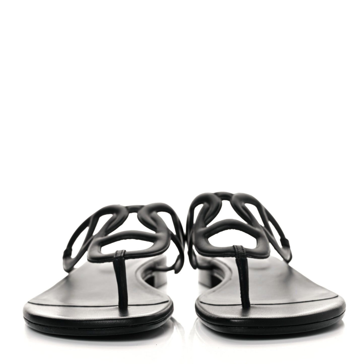 Nappa Womens Beach Sandals 41 Black