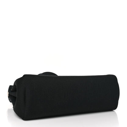 Hermes Military Toile Vache Hunter Herbag Zip PM 31 Black 4 of 11