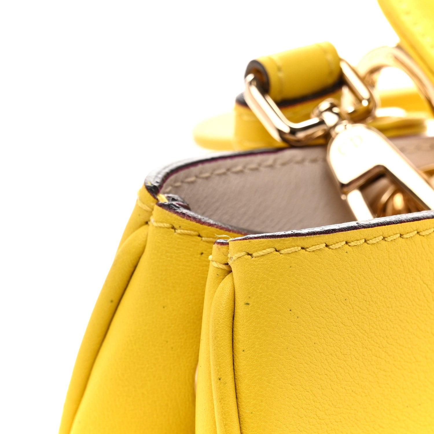 Christian Dior Smooth Calfskin Mini Diorissimo Tote Vert Acide 15 of 16