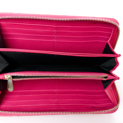 Christian Dior Patent Cannage Lady Dior Continental Wallet Pink 5 of 8
