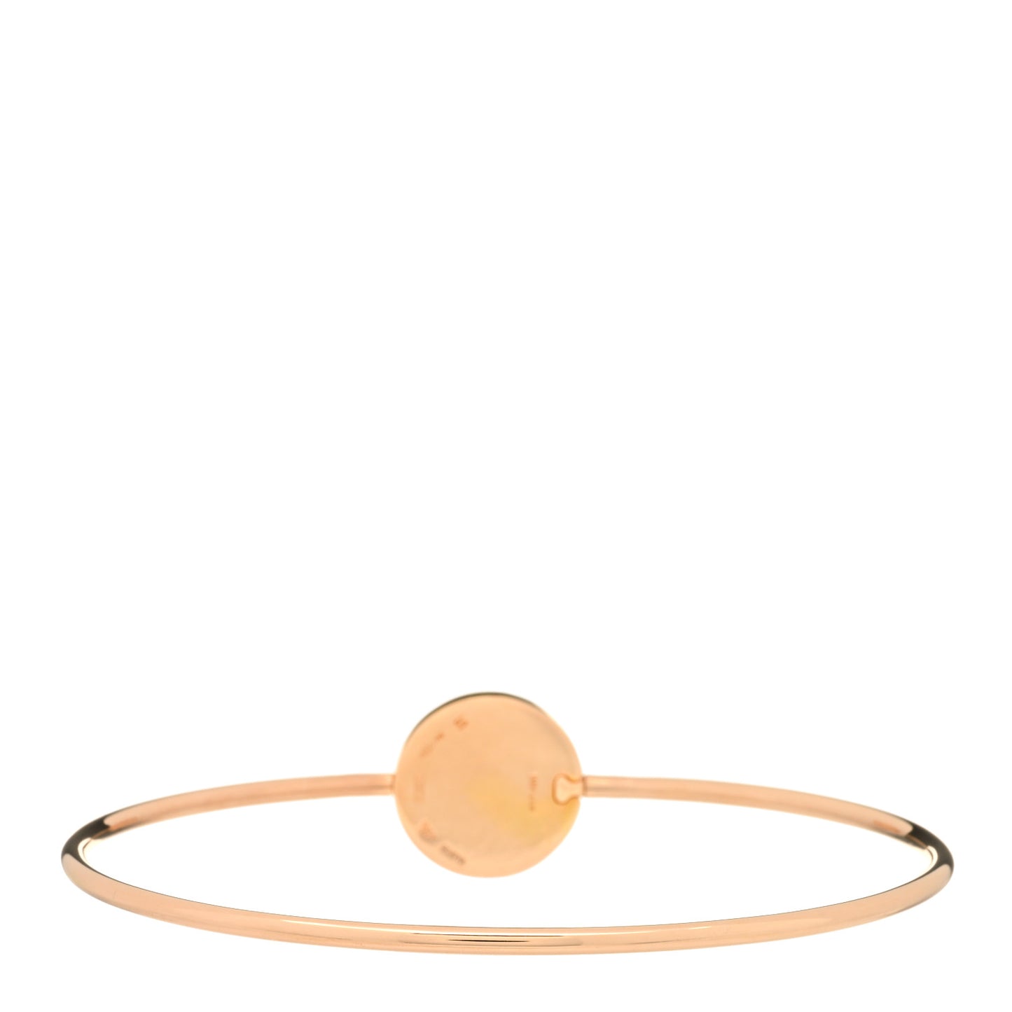 18K Rose Gold Carnelian BVLGARI BVLGARI Bangle Bracelet S