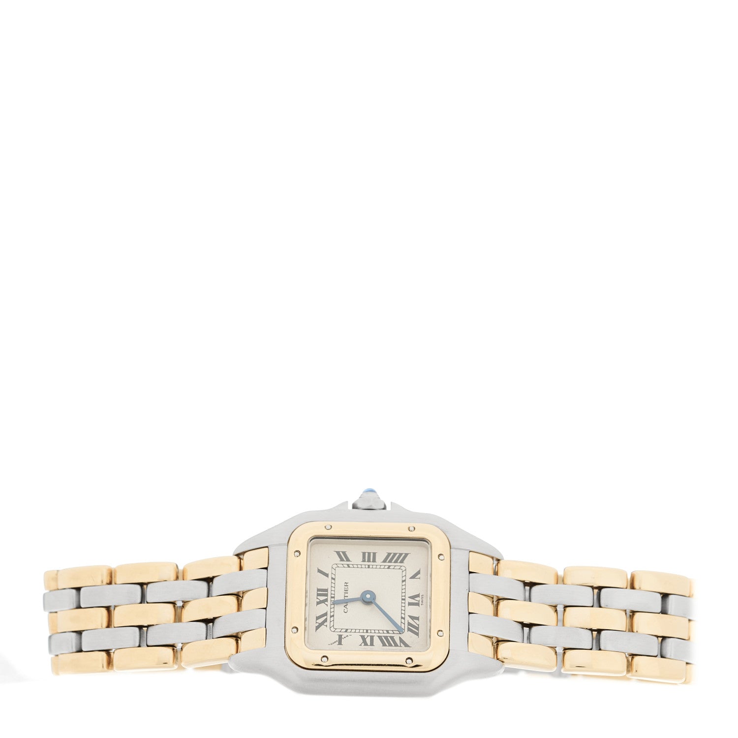 Cartier Stainless Steel 18K Yellow Gold 22mm Panthere Quartz Watch 2 of 4