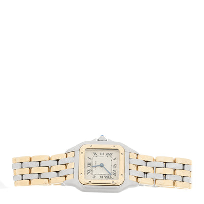 Cartier Stainless Steel 18K Yellow Gold 22mm Panthere Quartz Watch 2 of 4
