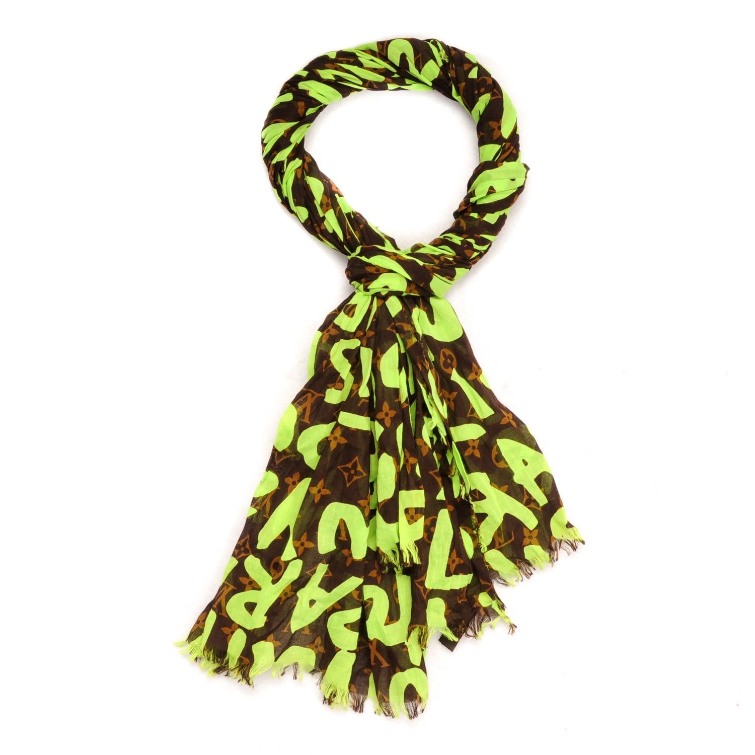 Louis Vuitton Cotton Graffiti Green 1 of 5