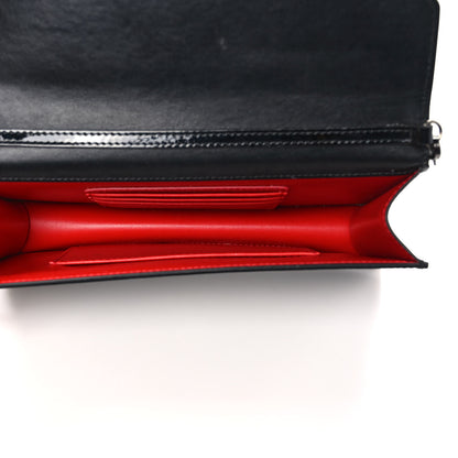 Christian Louboutin Patent Calfskin Loubi54 Crossbody Clutch Black 5 of 9