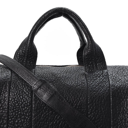 Alexander Wang Pebbled Lambskin Rocco Black Rose Gold Hardware 8 of 9