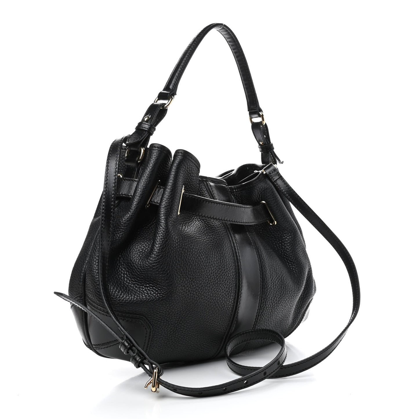 Grainy Calfskin Willenmore Hobo Black