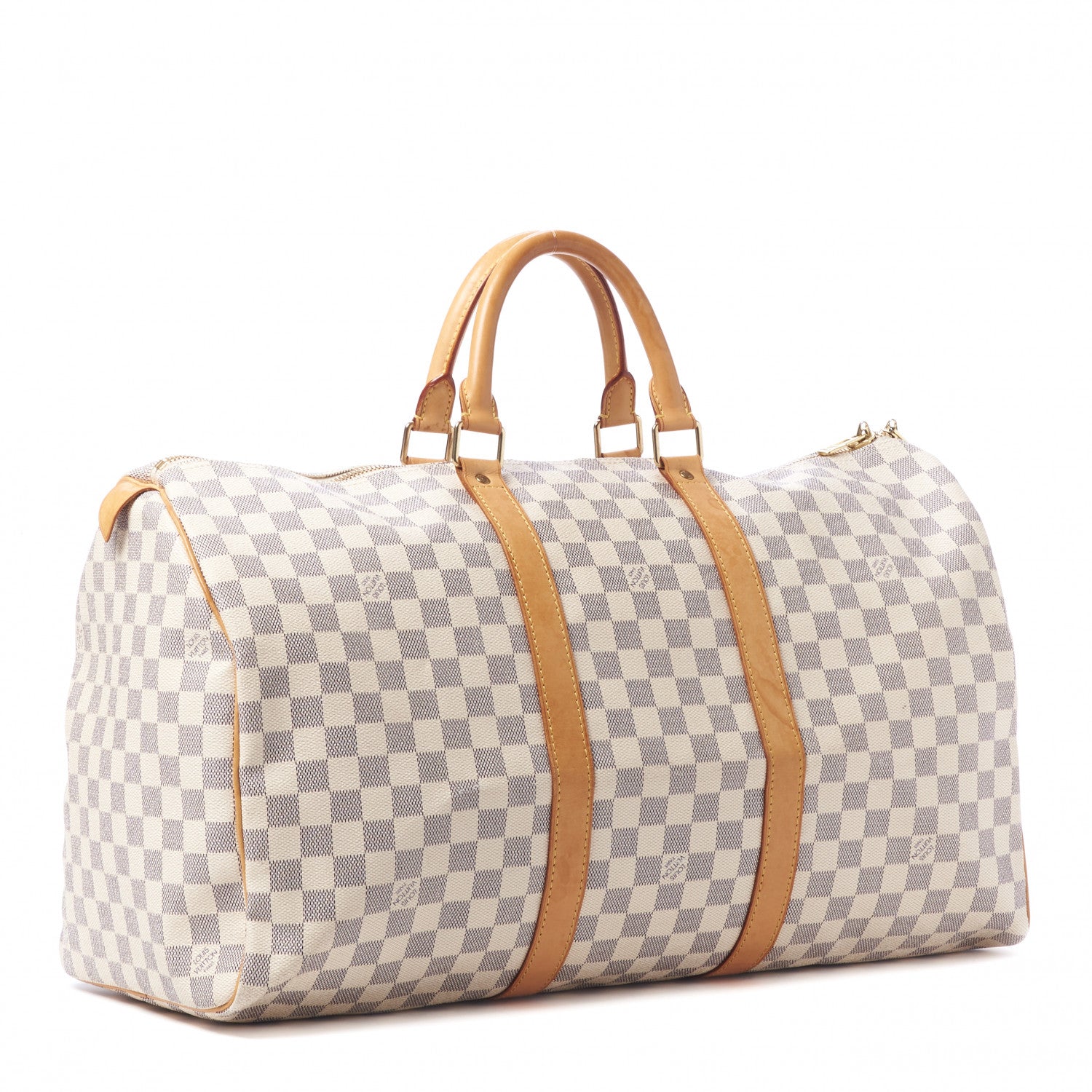 Louis Vuitton Damier Azur Keepall 50 3 of 9