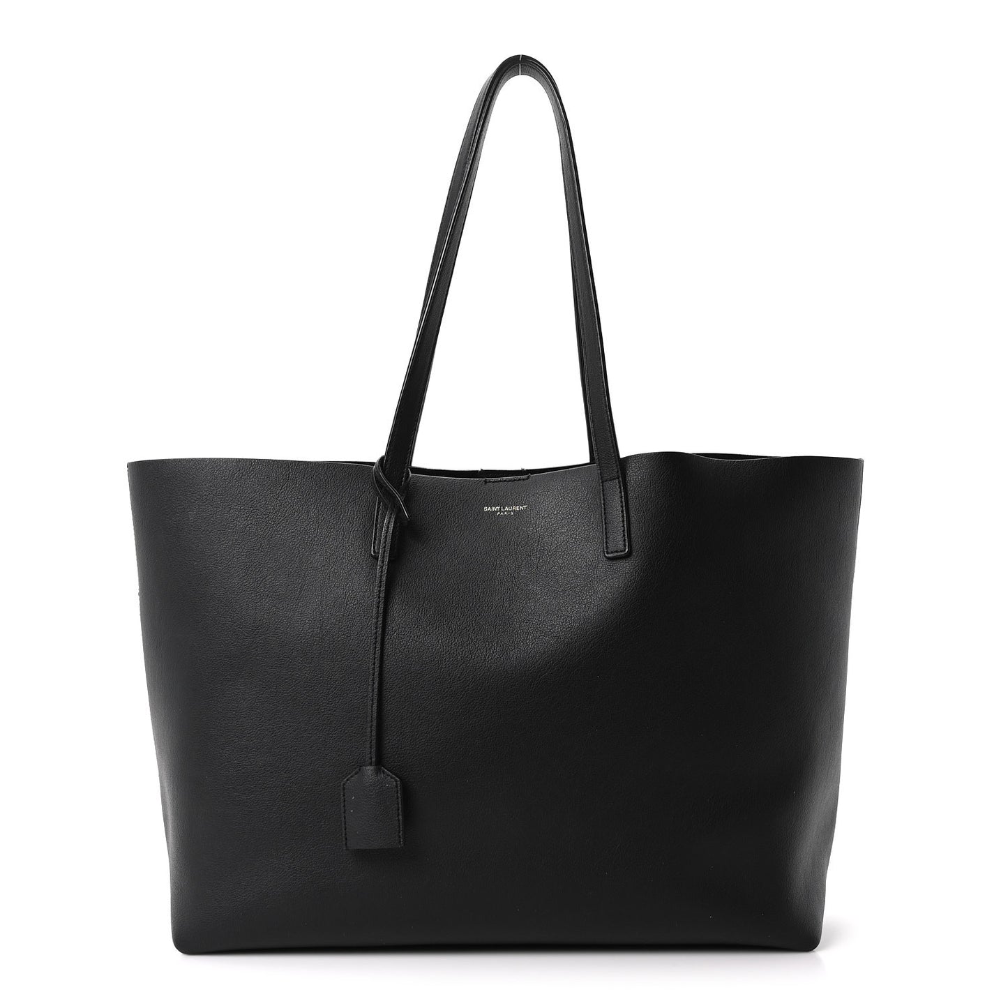 Calfskin Large Shopping Tote Black