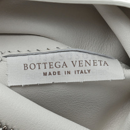 Bottega Veneta Nappa Maxi Intreccio Woven Pouch Clutch White 5 of 12