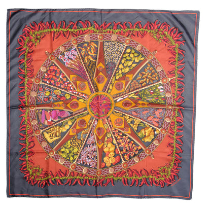 Hermes Silk Aux Pays Des Epices Scarf 90 2 of 5