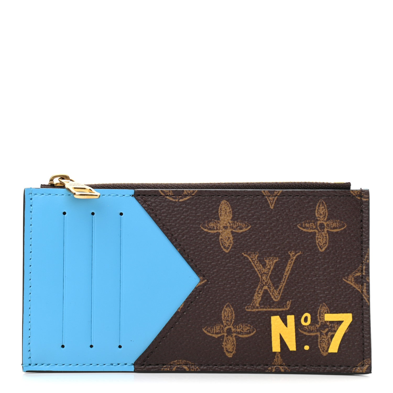 Louis Vuitton Monogram Vintage Calfskin Trunk L'œil Coin Card Holder 1 of 6