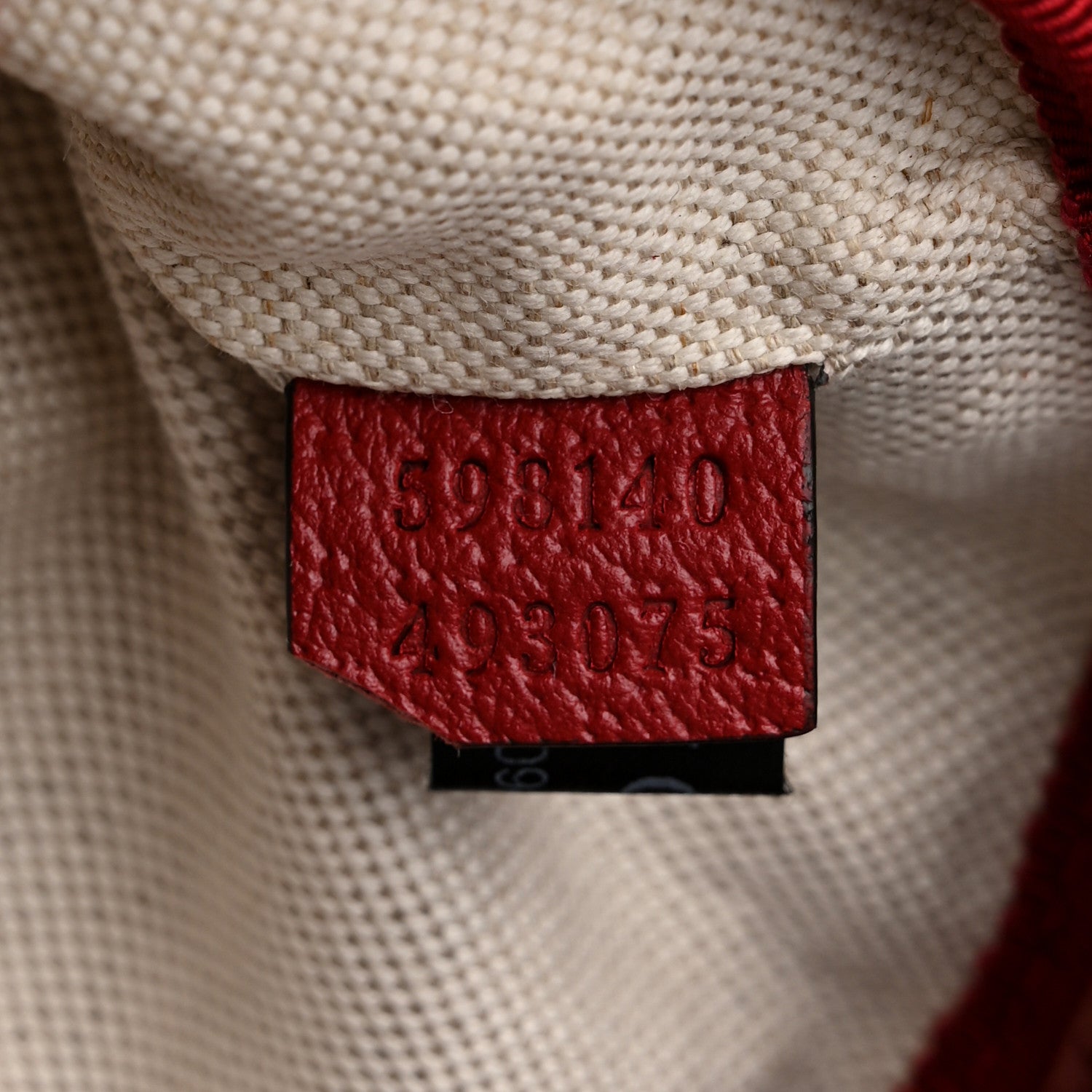 Gucci Grained Calfskin Medium Ophidia Double Buckle Backpack Red 7 of 10