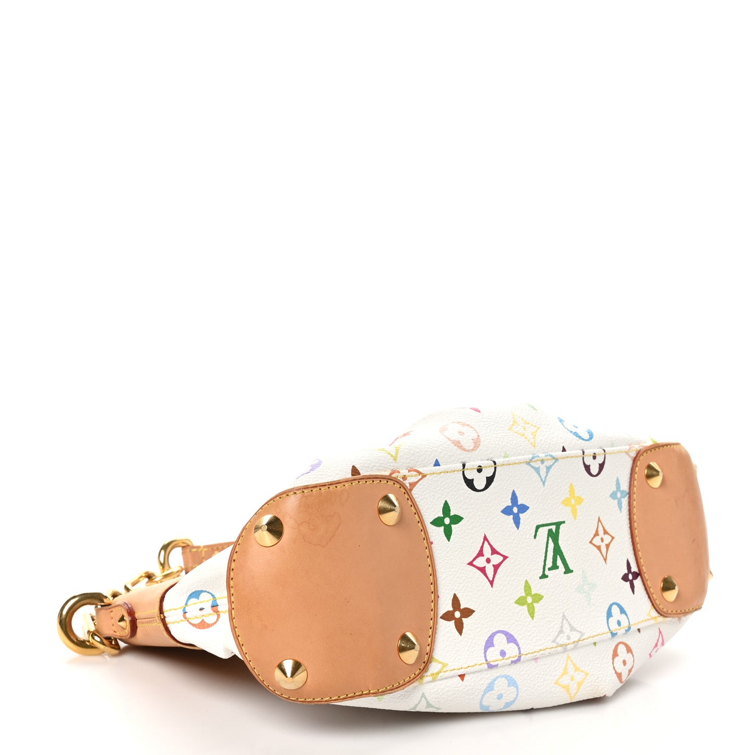 Louis Vuitton Monogram Multicolor Judy PM White 4 of 9