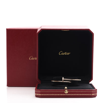 Cartier 18K Pink Gold Diamond Small Juste Un Clou Bracelet 16 5 of 5