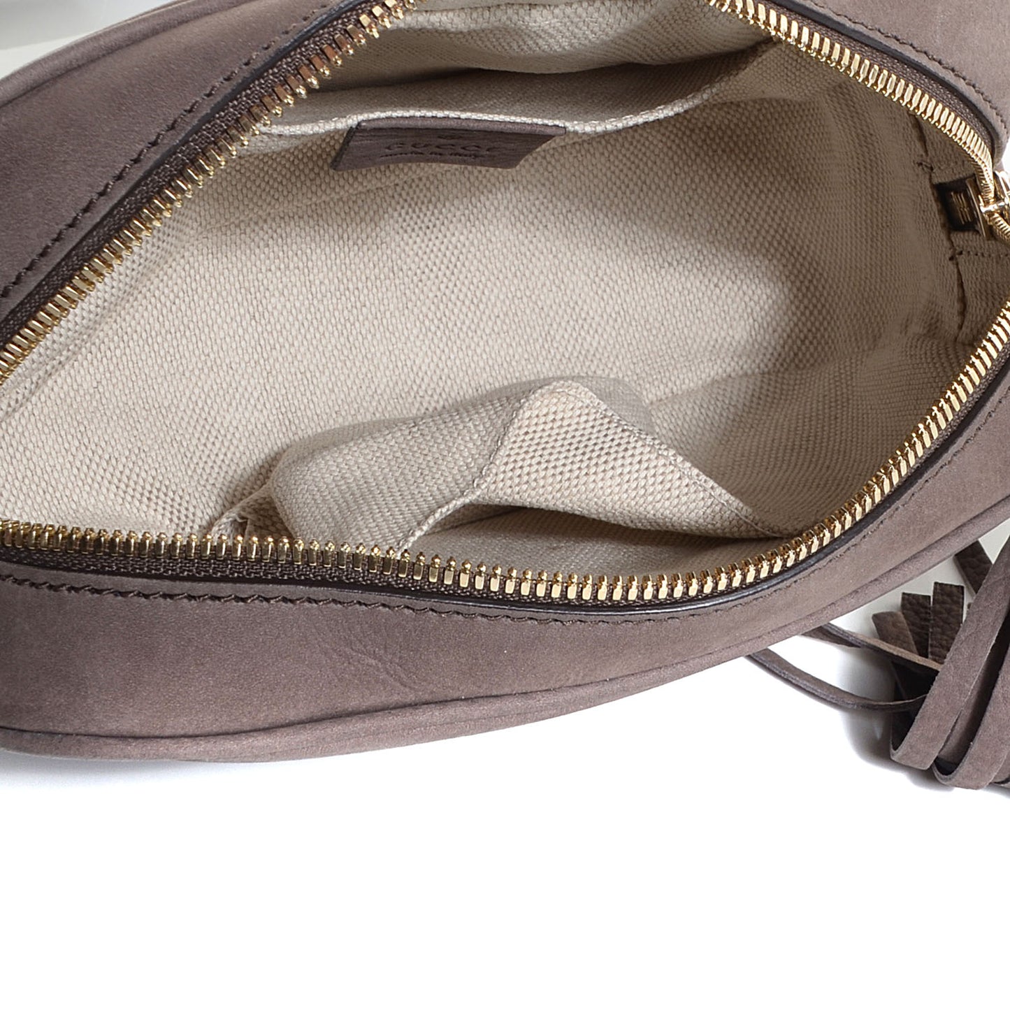 Vitello Range Small Soho Disco Bag Grey Field