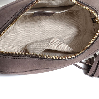 Gucci Vitello Range Small Soho Disco Bag Grey Field 5 of 7