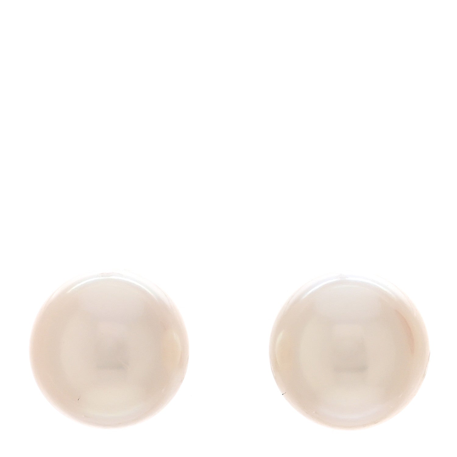Tiffany 18K White Gold Akoya Pearl 8.5-9mm Earrings 1 of 4