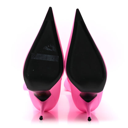 Balenciaga Spandex Pointed Toe Knife 110MM Thigh High Boots 39.5 Pink 5 of 9