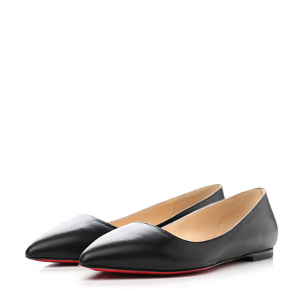 Christian Louboutin Shiny Nappa Ballalla Flats 37 Black 3 of 9