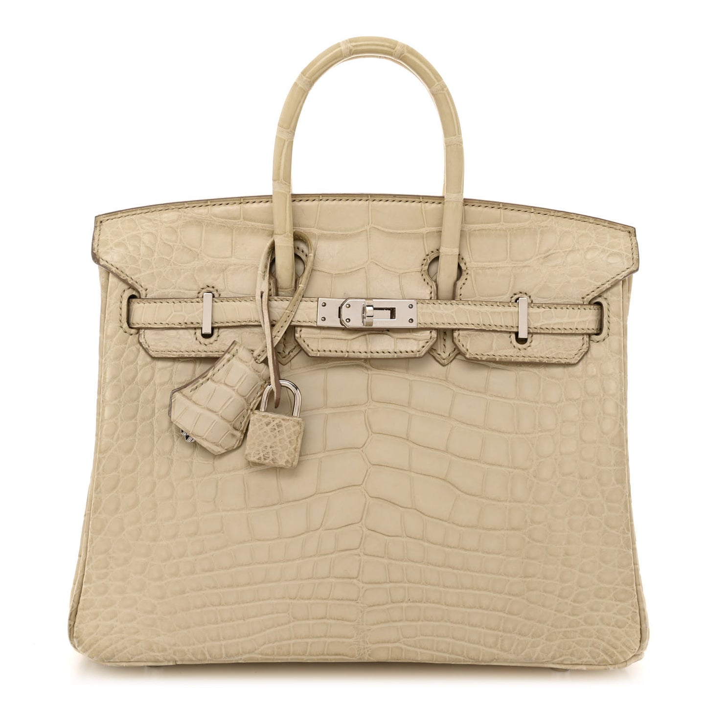 Matte Alligator Birkin 25 Beton