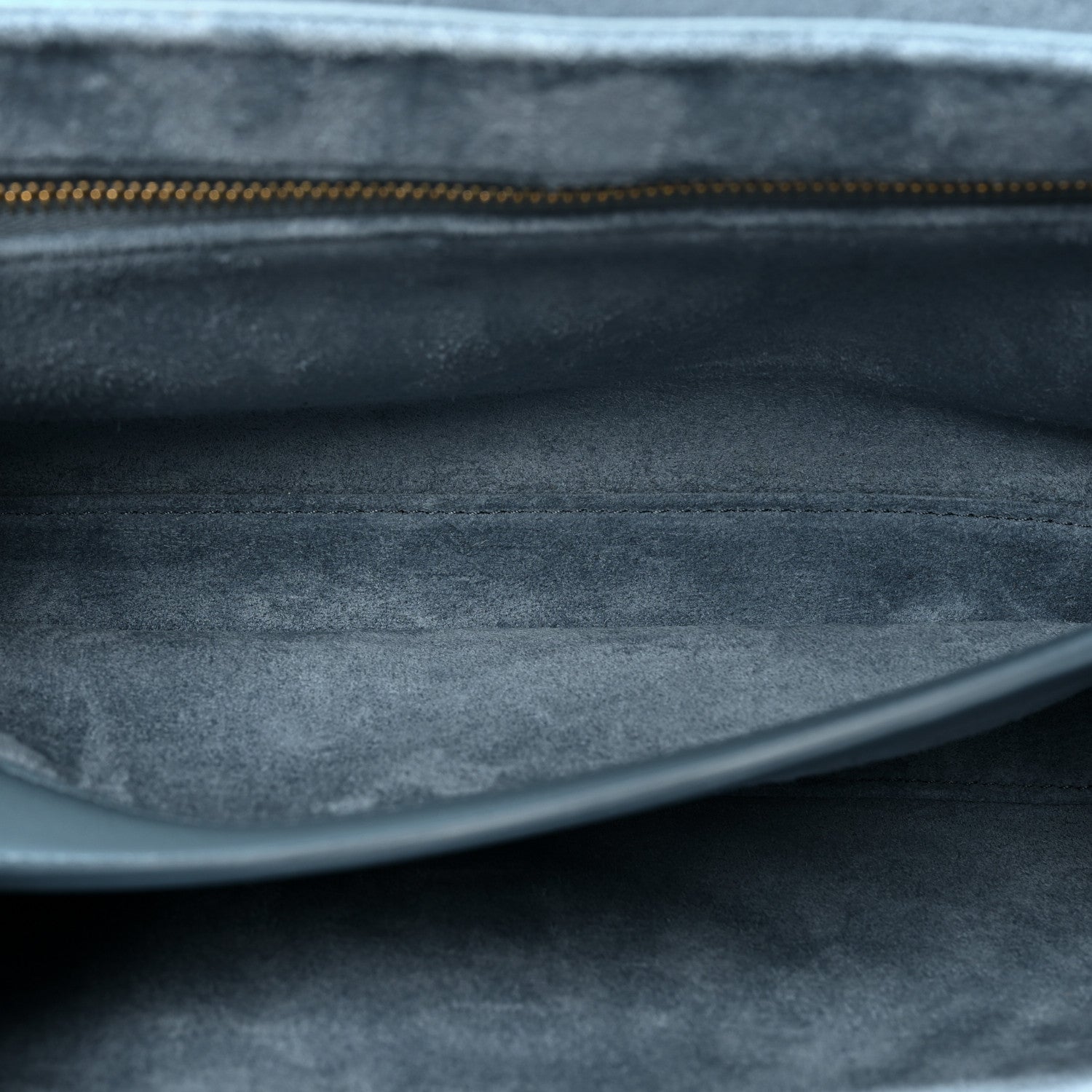 Celine Smooth Calfskin Teen Soft 16 Shoulder Bag Blue Grey 5 of 9