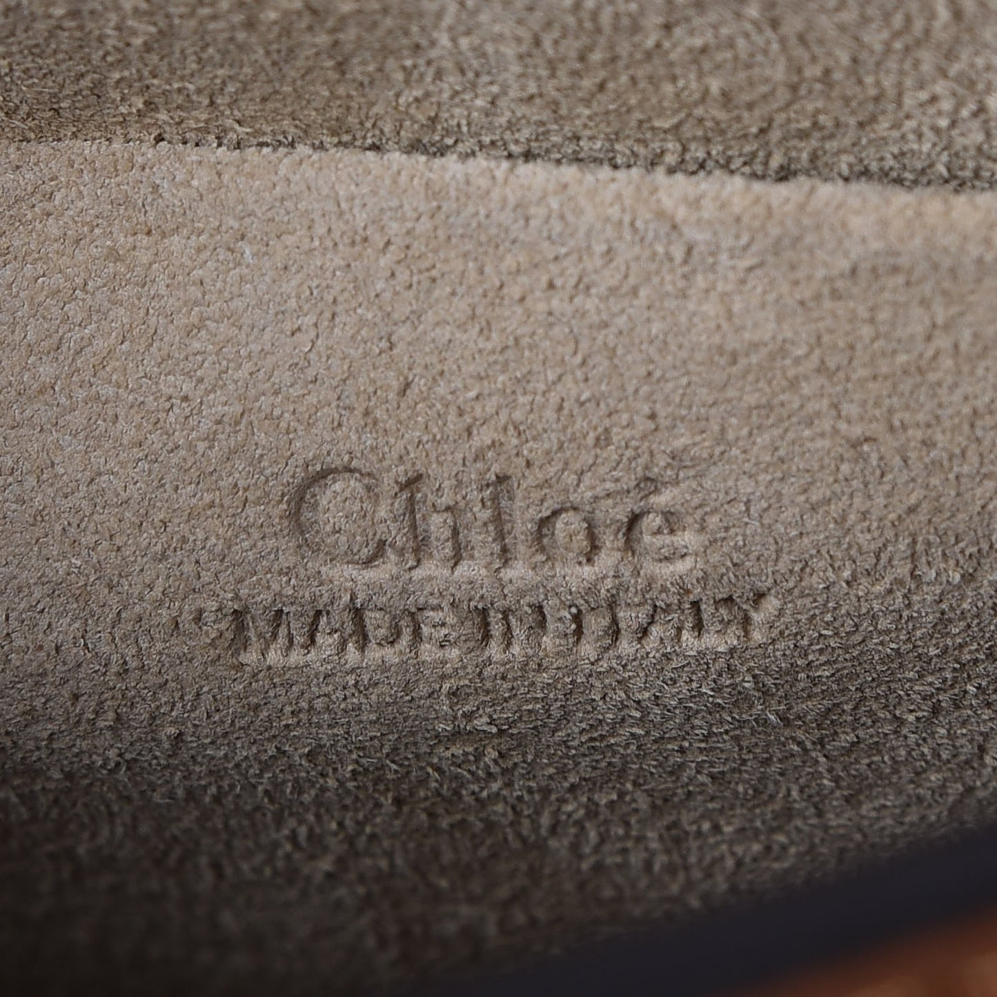 Calfskin Suede Small Nile Bracelet Bag Caramel