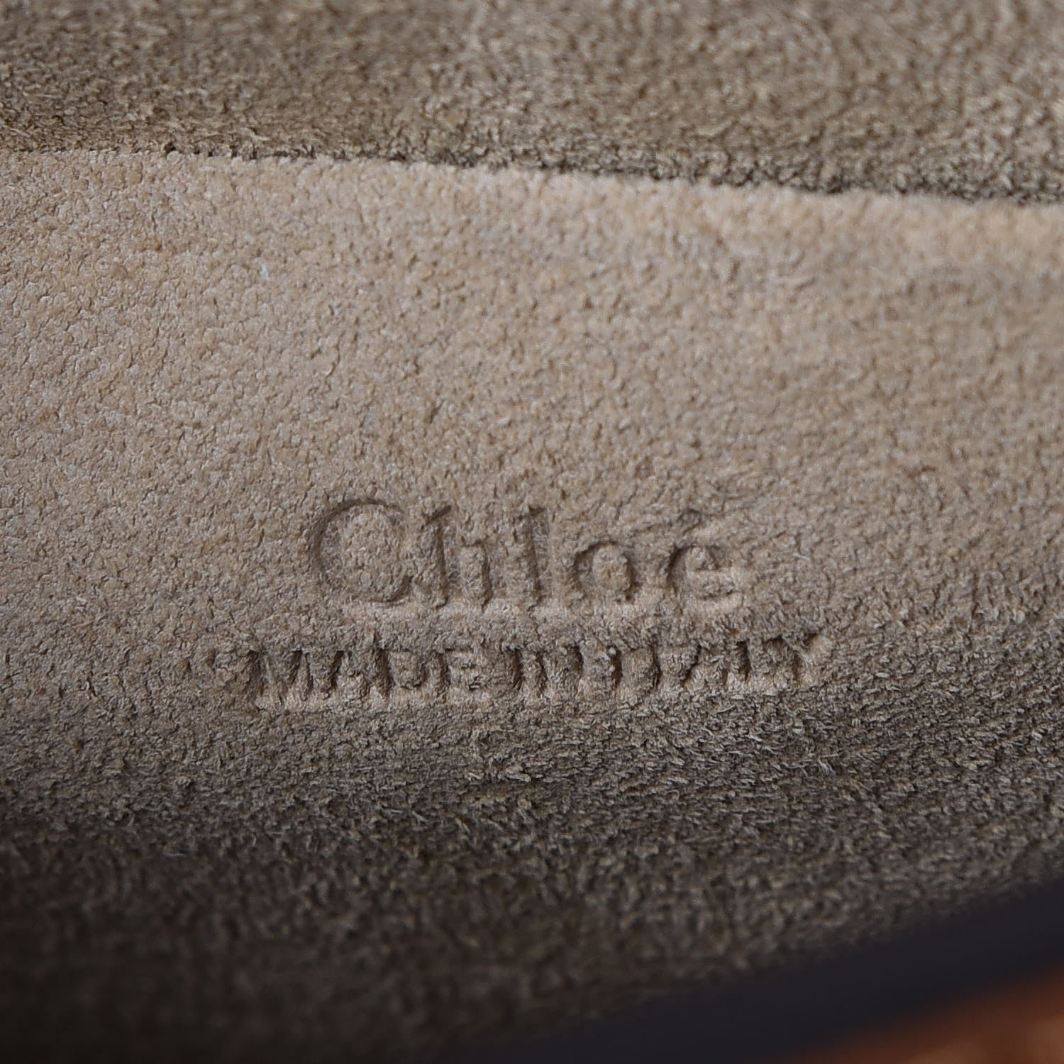 Chloe Calfskin Suede Small Nile Bracelet Bag Caramel 6 of 7