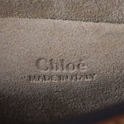 Chloe Calfskin Suede Small Nile Bracelet Bag Caramel 6 of 7