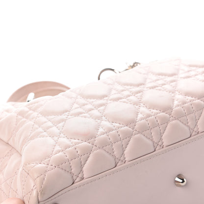 Christian Dior Lambskin Cannage Small Dior Soft Shopping Tote Light Pink 12 of 22