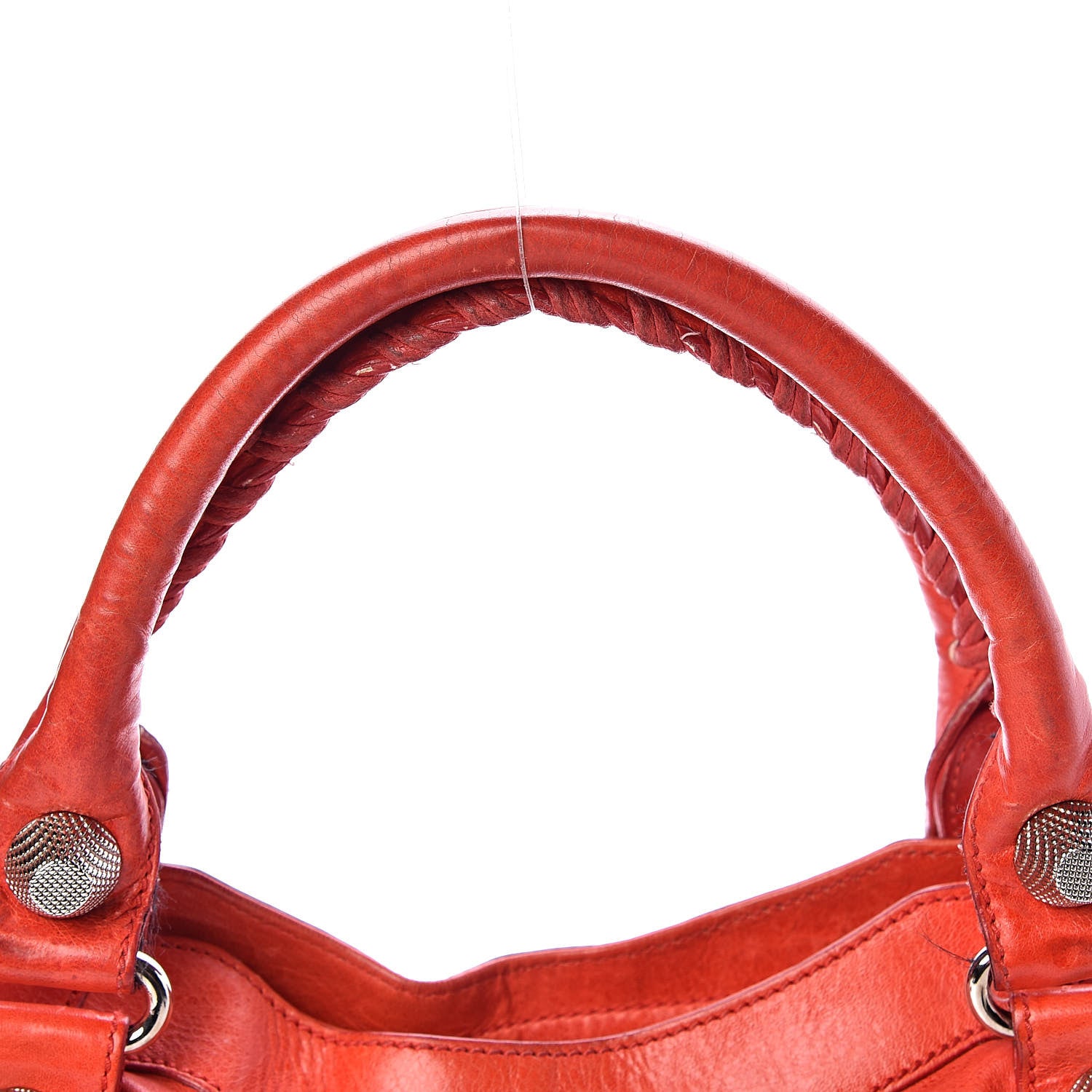 Balenciaga Chevre Giant 21 Silver Hardware City Tomate 16 of 24