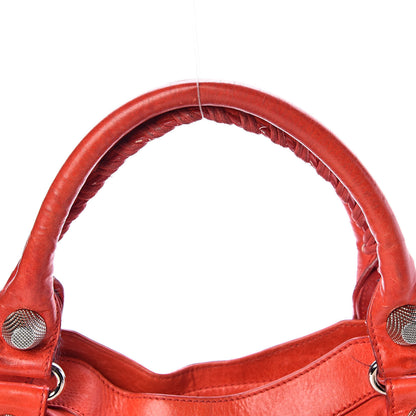 Balenciaga Chevre Giant 21 Silver Hardware City Tomate 16 of 24