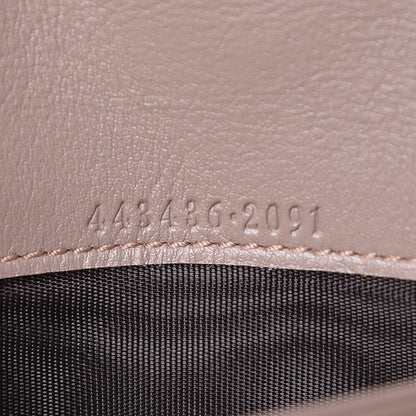 Gucci Calfskin Matelasse GG Marmont Continental Wallet Porcelain Rose 6 of 9