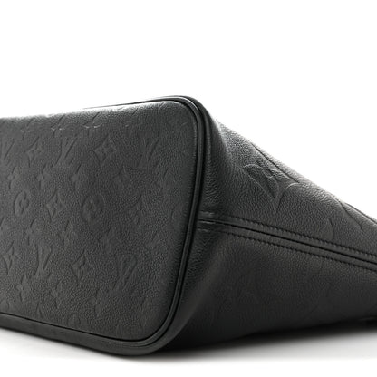 Louis Vuitton Empreinte Monogram Giant Neverfull MM Black 10 of 14