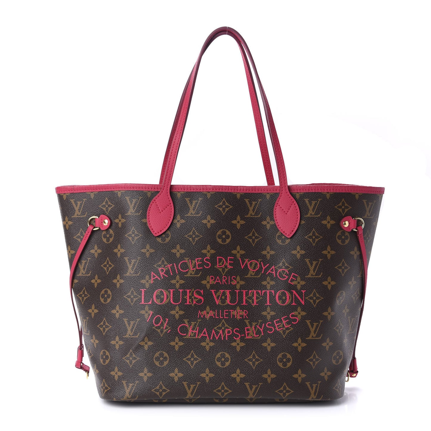 Monogram Articles de Voyage Ikat Neverfull MM Rose Indien
