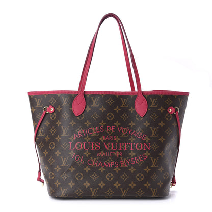 Louis Vuitton Monogram Articles de Voyage Ikat Neverfull MM Rose Indien 1 of 10