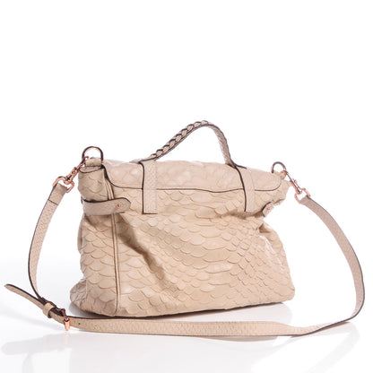 Mulberry Silky Snake Print Alexa Medium Beige 3 of 15