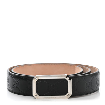 Gucci Guccissima Signature Belt 95 38 Black 1 of 7