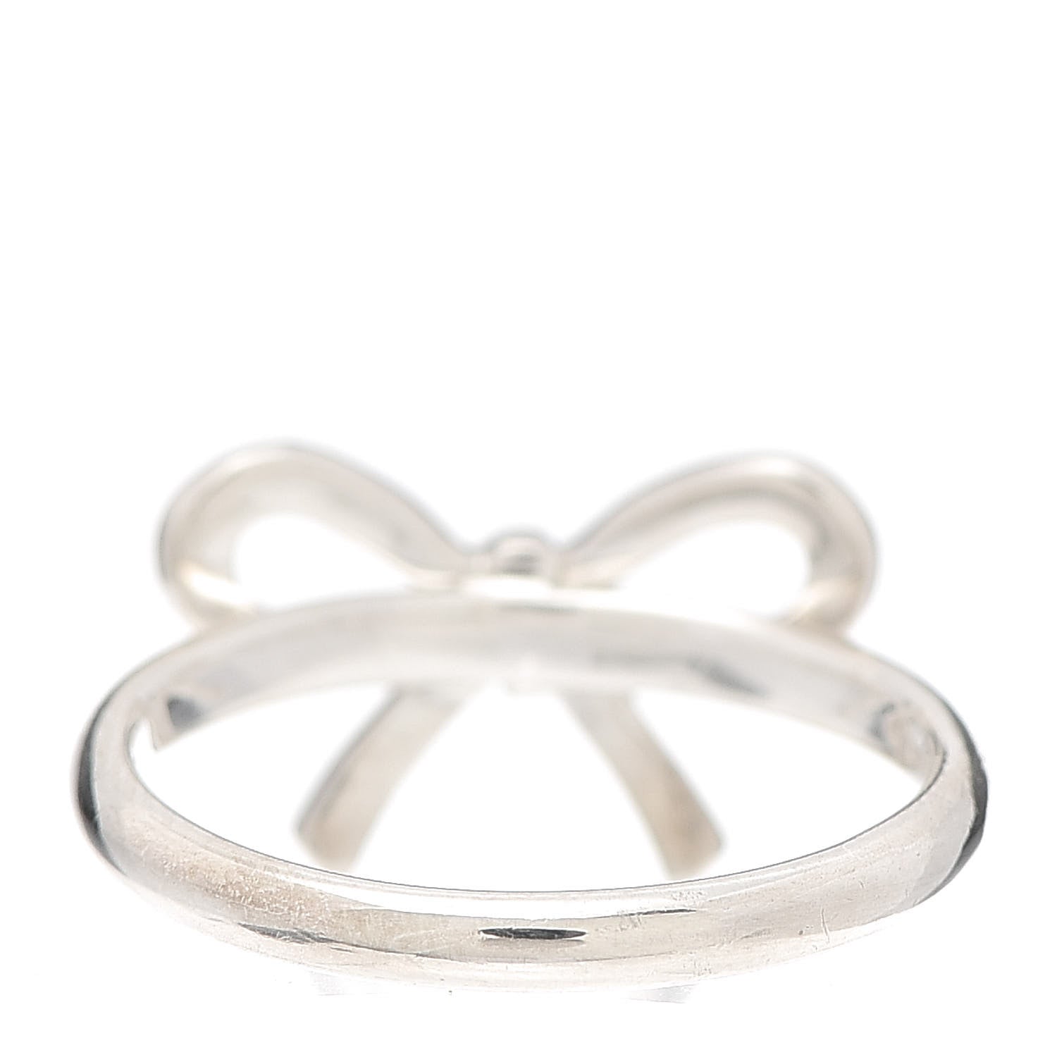 Tiffany Sterling Silver Bow Ring 50 5.5 3 of 5
