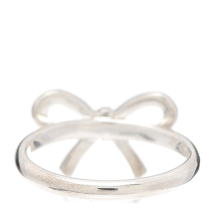 Tiffany Sterling Silver Bow Ring 50 5.5 3 of 5