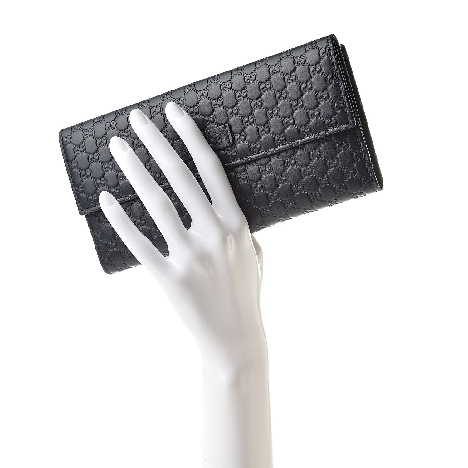 Gucci Microguccissima Continental Flap Wallet Navy 2 of 8