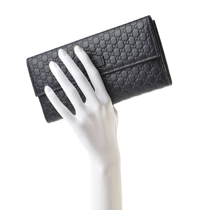 Gucci Microguccissima Continental Flap Wallet Navy 2 of 8