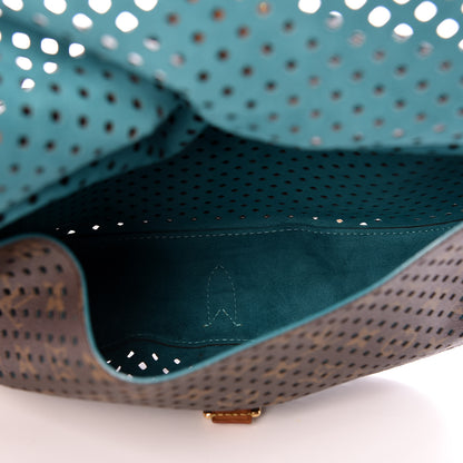 Louis Vuitton Monogram SC Flore Saumur Teal 5 of 9