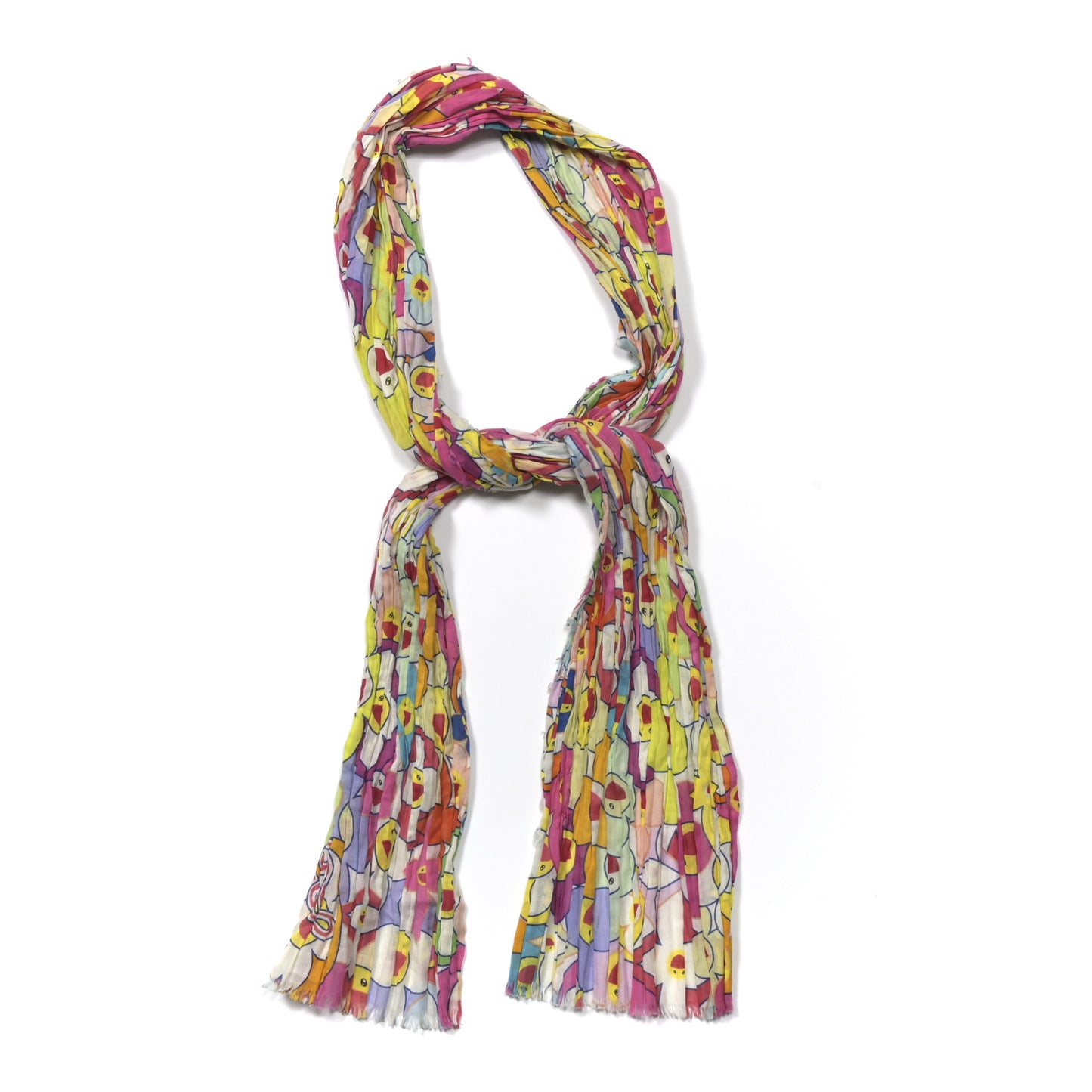 Cotton Murakami Cosmic Flower Scarf Multicolor
