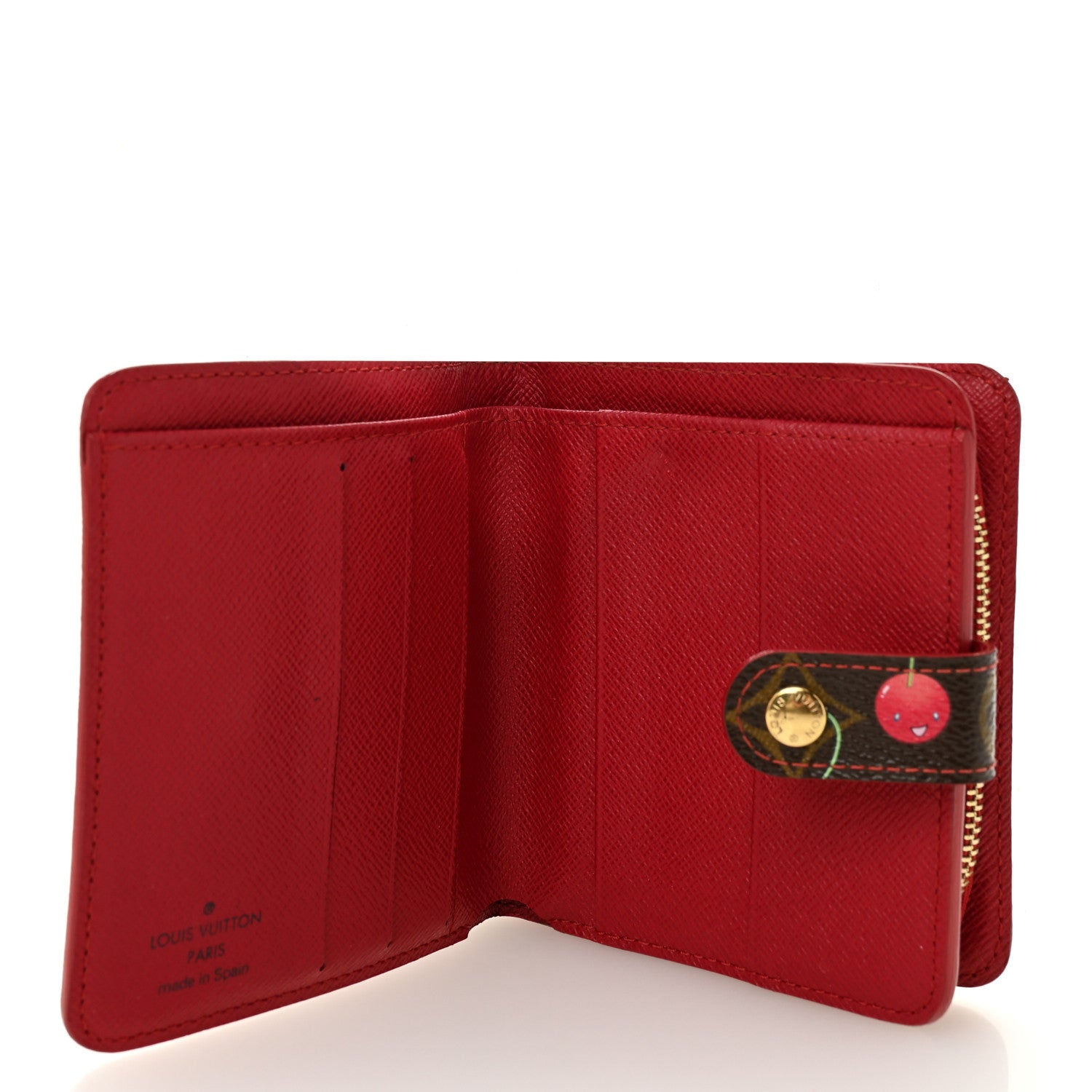 Louis Vuitton Monogram Cerises Compact Zipped Wallet 5 of 10